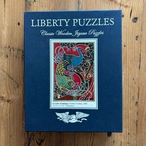 Liberty Wooden Puzzles La Libre Esthetique 528 Pieces Peacock